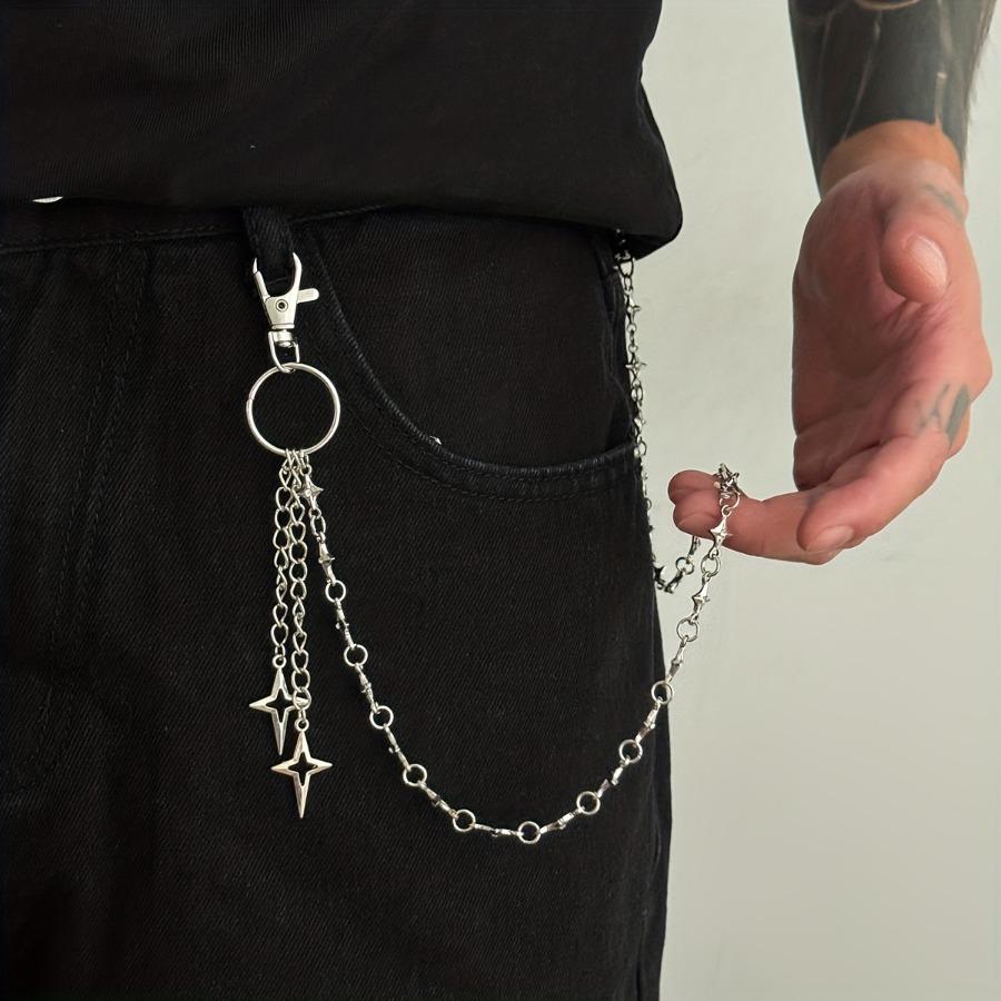 [Minimalist | Starburst] 1pc Minimalist Starburst Pant Chain | Hollow-Out Vintage Design | Casual Party Gift for Men