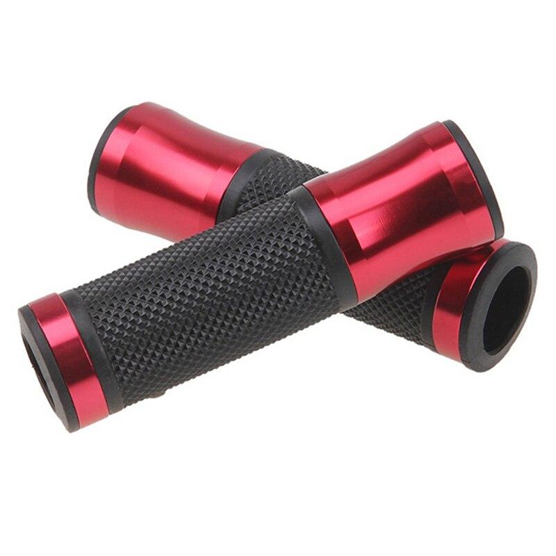 2 Pcs Universal Motorcycle Rubber Dirt Motorbike Scooter ATV Handlebar Gel Open End Hand Grip Multicolor Custom Handlebar