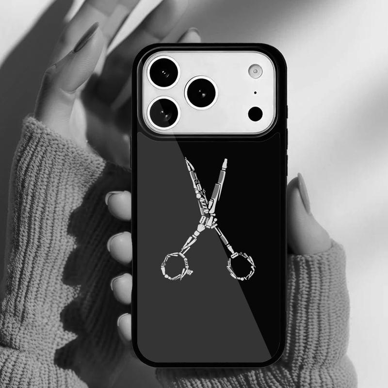 Hair Stylist Hairdresser soft Phone Case for iPhone 17 16 15 14 13 Pro Max Back Cover for 12 11 Pro Coque