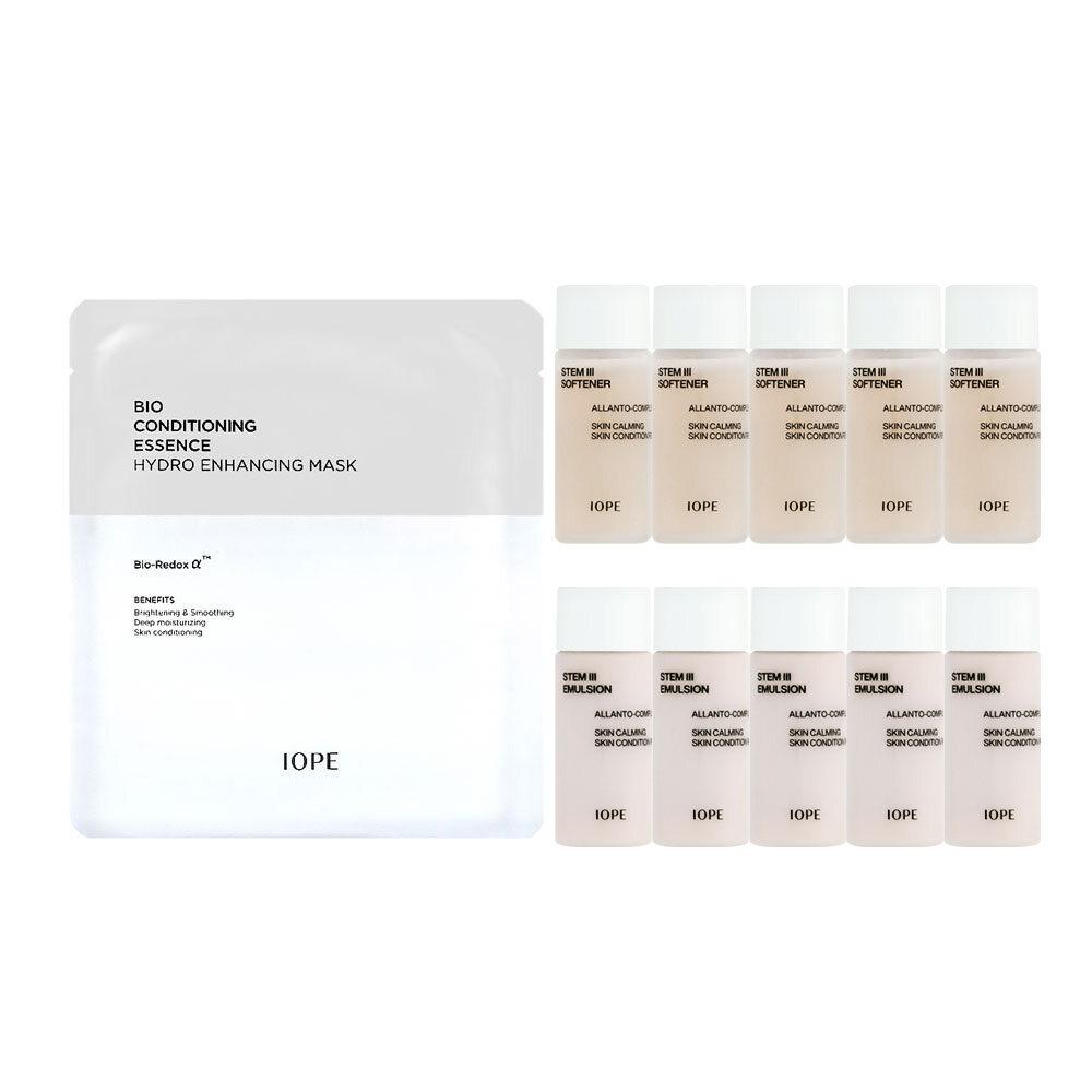 Iope Enhancing Mask + Stem3 Skin Lotion 75ml (15mlx5)