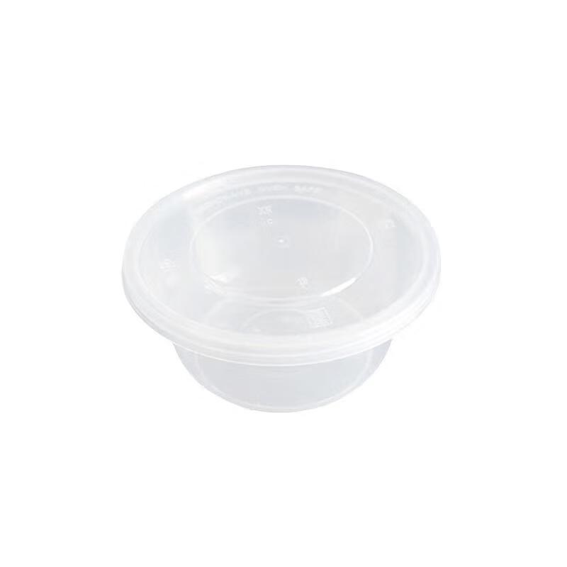 Anjuxiansen Disposable Clear Soup Bowls with Lids
