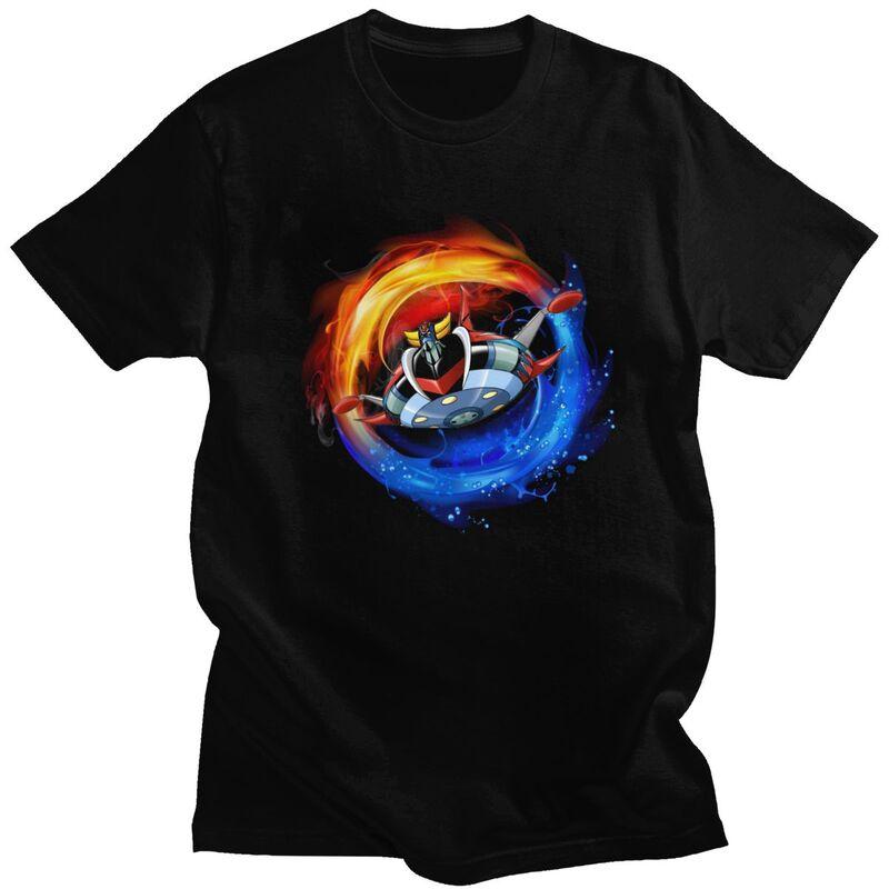 

Custom UFO Robot Mazinger Z T Shirts for Men Pure Cotton Tee Tops Grendizer Goldorak Tshirt Fashion T-shirt Clothes - Men s S... S разноцветный