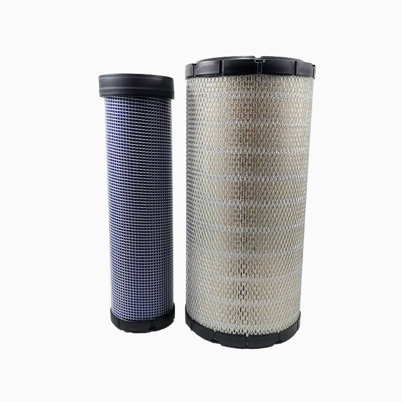 Compatible Air Filter Set 11110283 11110284 15193230 Replace for VOLVO EC180E EC235 L45F L50H BL71 EW140C EW140D