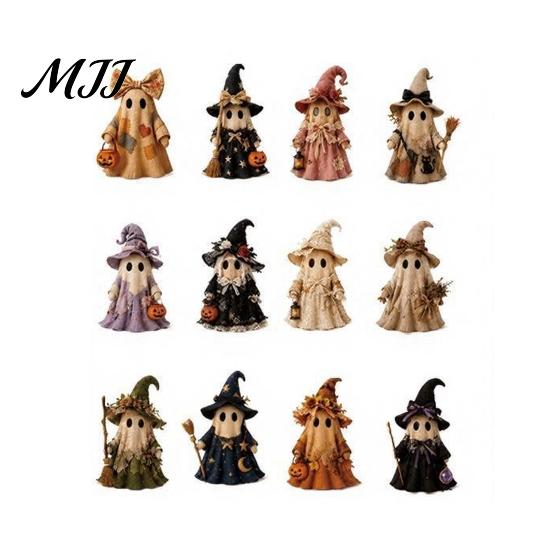 Halloween Themed Calendar Advent Calendar, 24 Days Ghost Countdown with Gift Collectible Figures, Holiday Gifts for Kids Boys Girls Toddlers Spooky