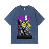 275 GSM Washed T-shirts 100% Cotton Kaiju No 8 V14 Kikoru Print Unisex Heavy Cotton T Shirt
