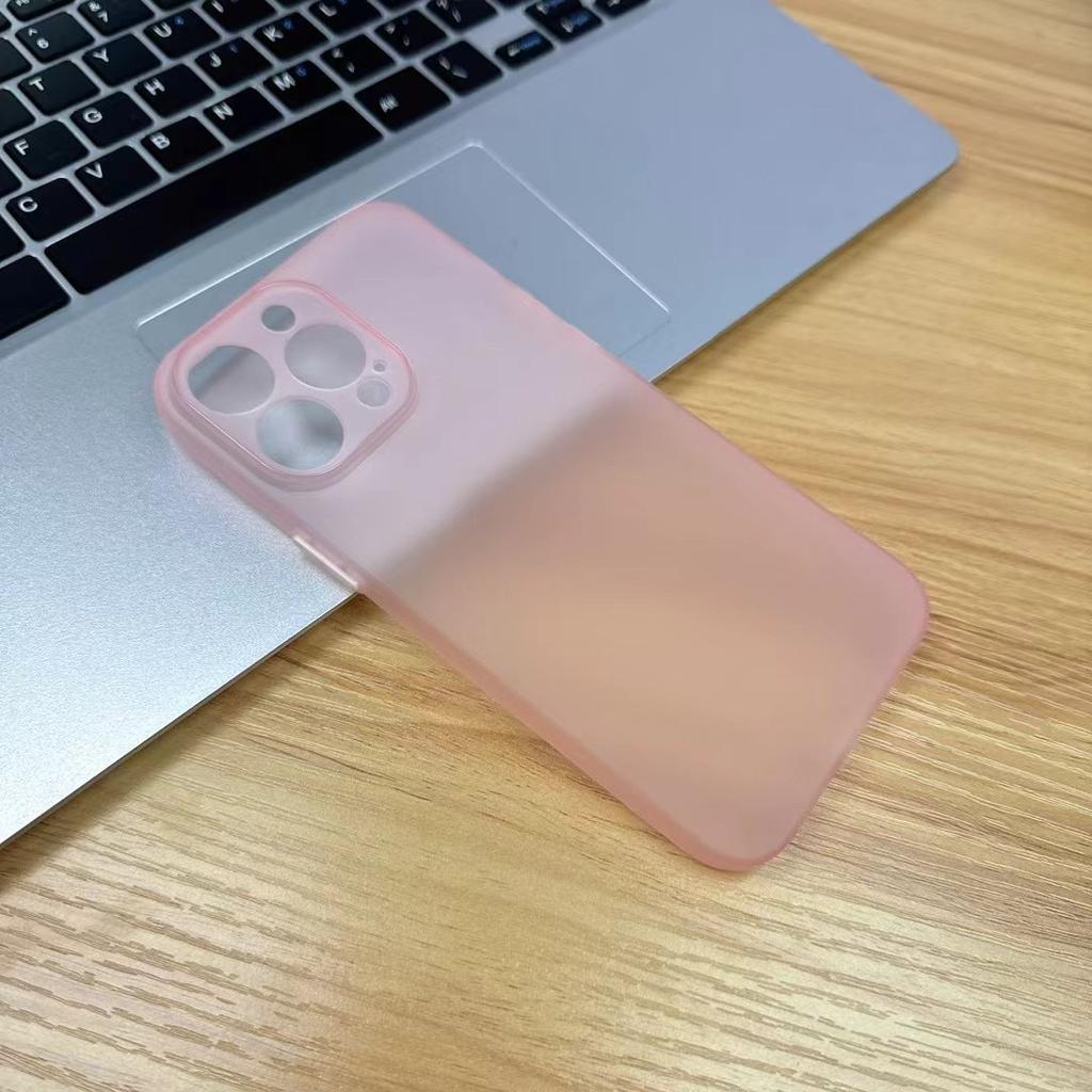 Applicable to iPhone16 ultra-thin matte mobile phone case tpu bare metal feel Apple 17 translucent, sweat-proof and non-yellowing