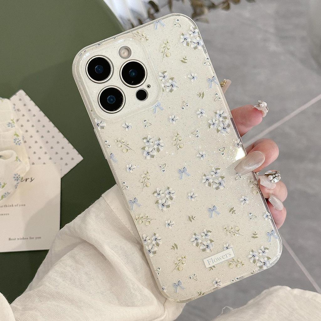 Purple Small Flower Case for iPhone 17 iPhone 17 Pro Max