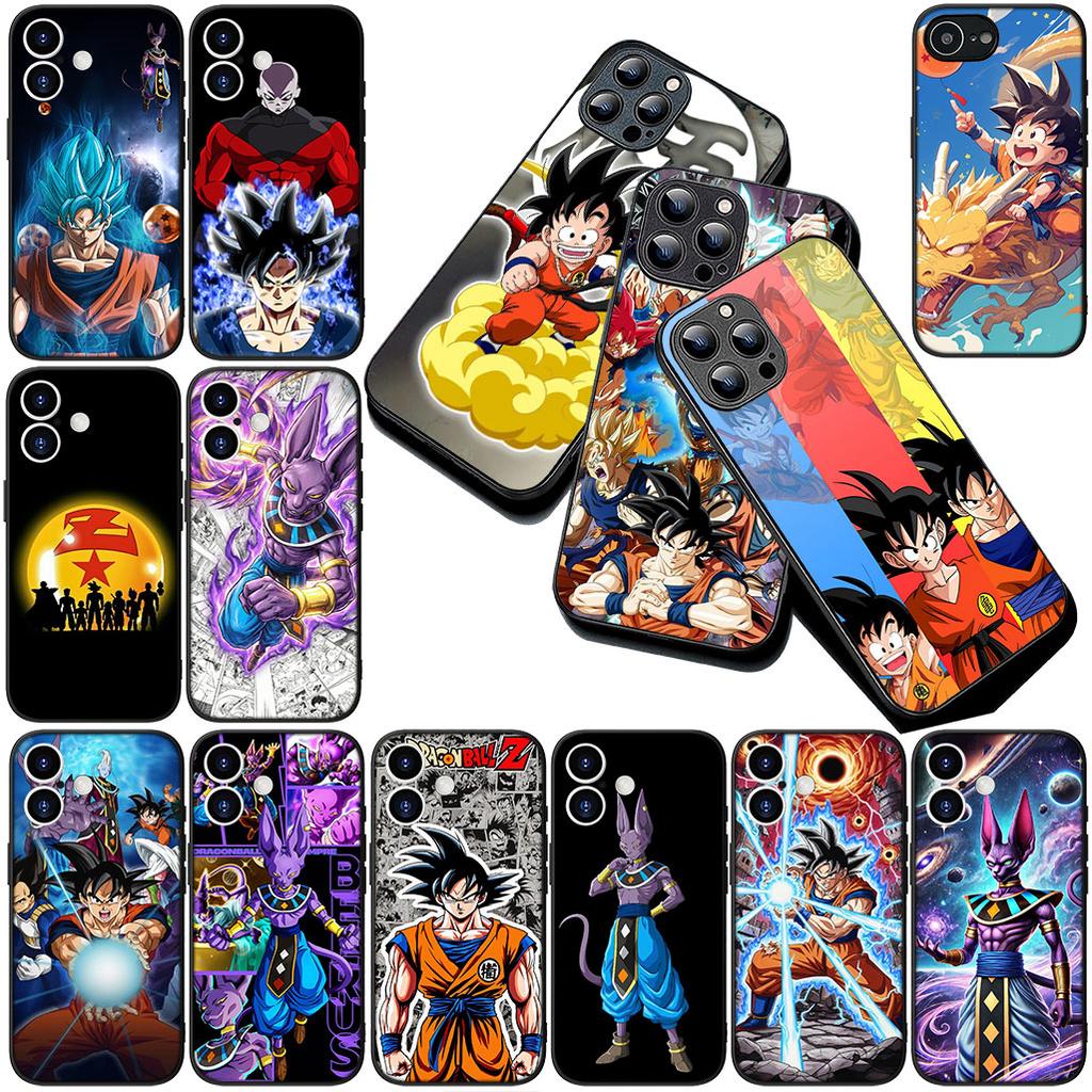 for Apple iPhone 17 Pro XS Max Air 6 7 8 Plus 5 + SE 2022 SE2 16E Phone Cover Case Super Beerus Dragons Gokus Balls DragonBalls