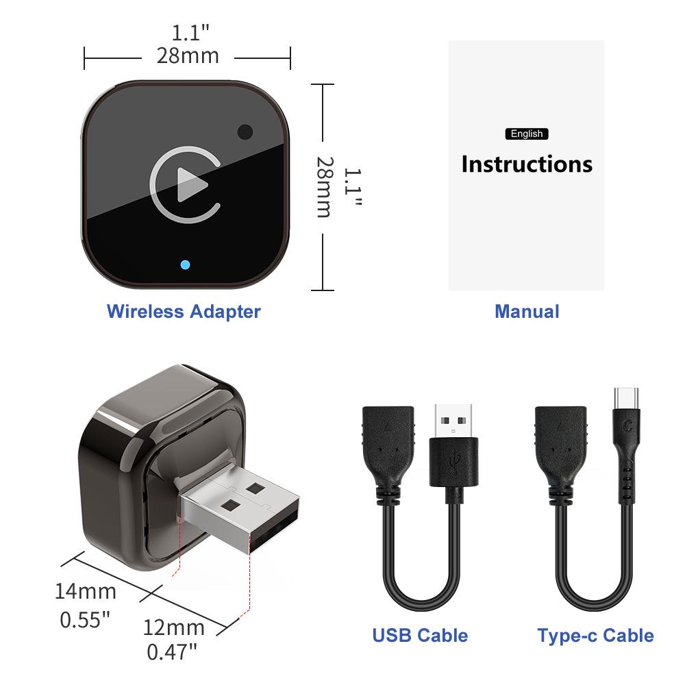 Allwinner V851 Wireless CarPlay Adapter for Apple & Android Integration