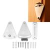 Stainless Steel Sliding Barn Door Latch Lock Set Hardware Accessory for Bathroom Bedroom