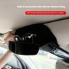 Car Glasses Case Black Suede Sunroof Sunglasses Storage Box Organizer For BMW X5 X6X7 G05 G06 G07 2019-2025 Interior Accessories