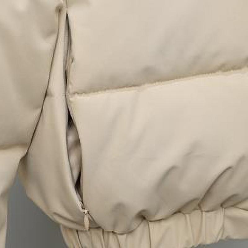 Winter Short Parkas Women's Padded Clothes Add Velvet Thicken Outerwear Fur Collar Removable Hooded Coats Warm Jackets