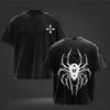 Chrollo Hunter X Hunter Graphic T Shirt Men Short Sleeve Cotton Tshirts Vintage Washed Tee Harajuku Male Casual Loose T-shirt