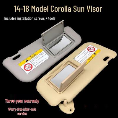 Parasol para Toyota Corolla (2014-2019) con Espejo de Vanidad - Parasol Original Bloqueador Solar