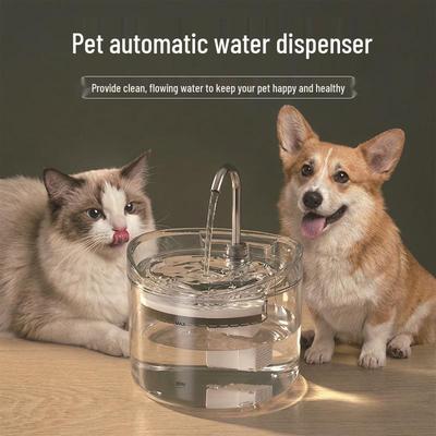 Automatic Pet Water Fountain with Circulating Filter for Cats and Dogs