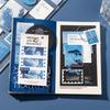 Stilles blaues Glitzer-Sticker-Set: Ketchup Girl Blues Thema DIY Journal Dekoration