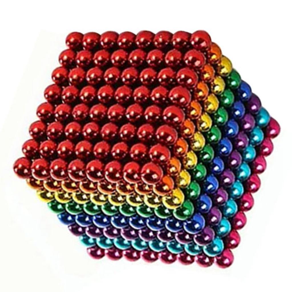 216pcs 5mm Magnet Ball Fidget Toy 8 Colors Stress Relief DIY Magnetic Beads Educational Toy