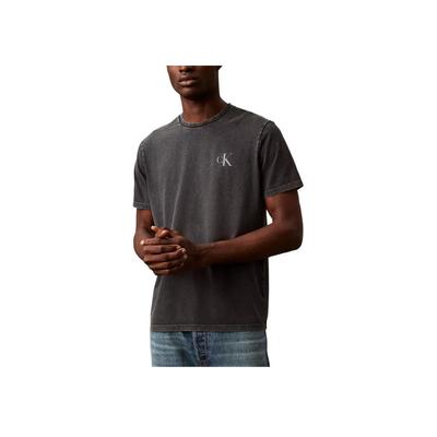 Klassisches Logo Rundhals-T-Shirt Herren Oberteile Schwarz 40EC801-001