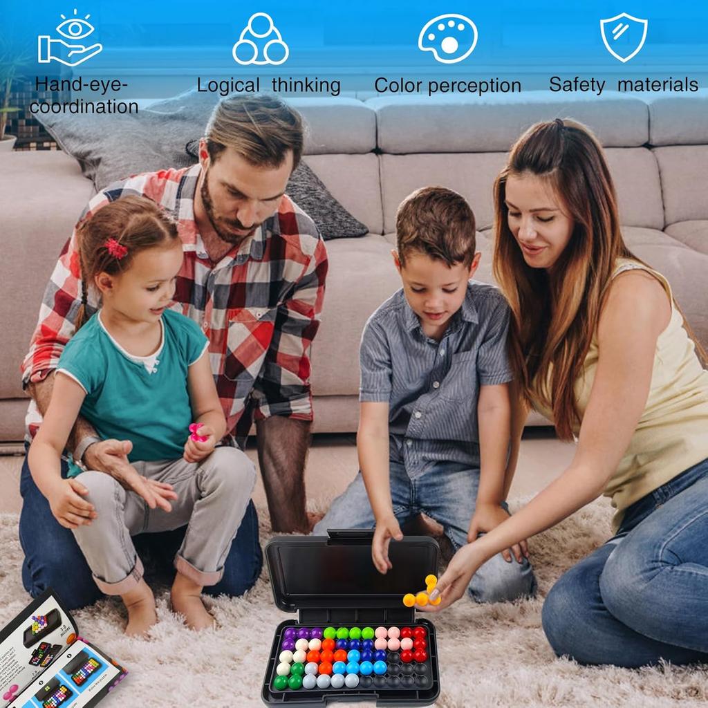 IQ Puzzler Pro, Puzzle Game,Puzzle Games for Children, with 200 Types of Challenges, 3D Logic Games for Children from 8 Years and Adults