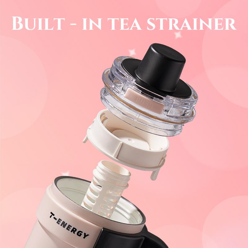1200ml Vacuum Cup with Ceramic Inner Container 316 Stainless Steel Vacuum Insulated Cup Large-capacity Vacuum Cup Expensive Cup
