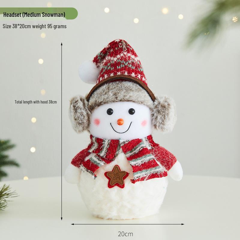Christmas Snowflake Series: Snowman, Santa, and Reindeer Ornaments for Holiday Decor