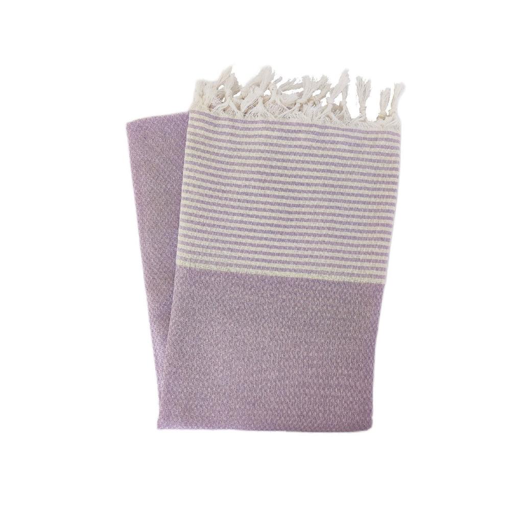 Peshtemal, 100% Cotton, Checkered Pattern Navy Blue, Beach Towel, Bath Towel