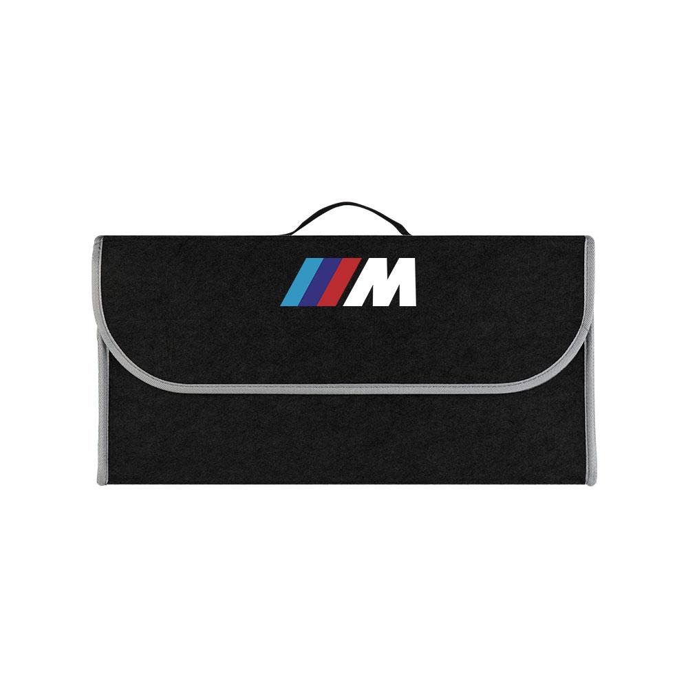 Car Trunk Storage Bag Felt Cloth Organizer Box Collapsible For BMW M Performance E46 E90 E60 F10 F30 F25 F31 Auto Storager Tools