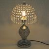Crystal Table Lamp, E26 Modern Bedside Lamp, Silver Luxury Decor, Suitable for Bedroom, Study, and Living Room