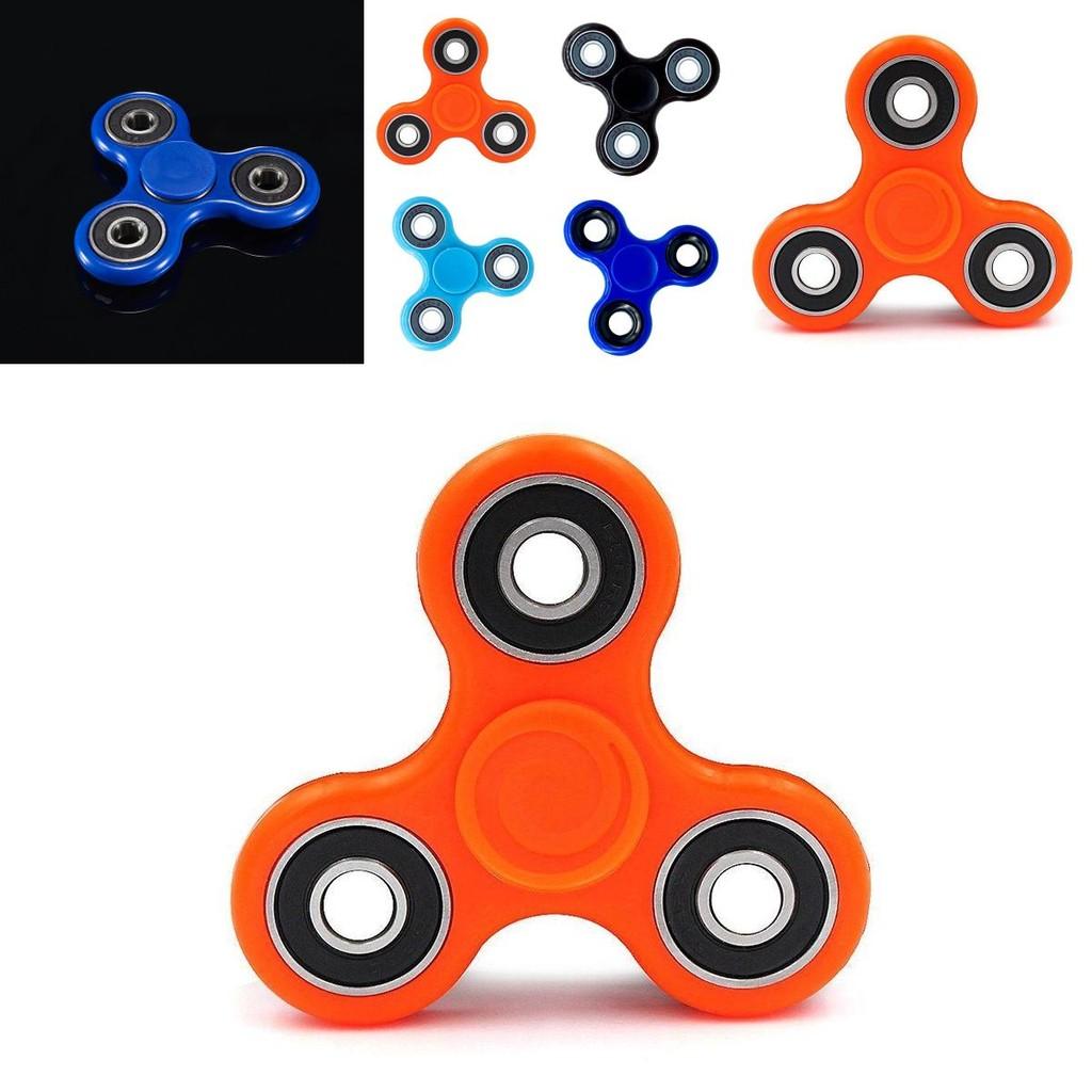 Elegant Wood Hand Spinner Tri Fidget Ceramic Ball Desk Toy For Stress Relief