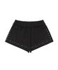 Aejeuyua Cut-Off Vintage Shorts Black