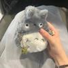12cm Cartoon Totoro Plüsch Münzbörse Kawaii Japanisches Spielzeug Totoro Puppe Niedlicher Filmcharakter Kinder Geburtstagsgeschenk