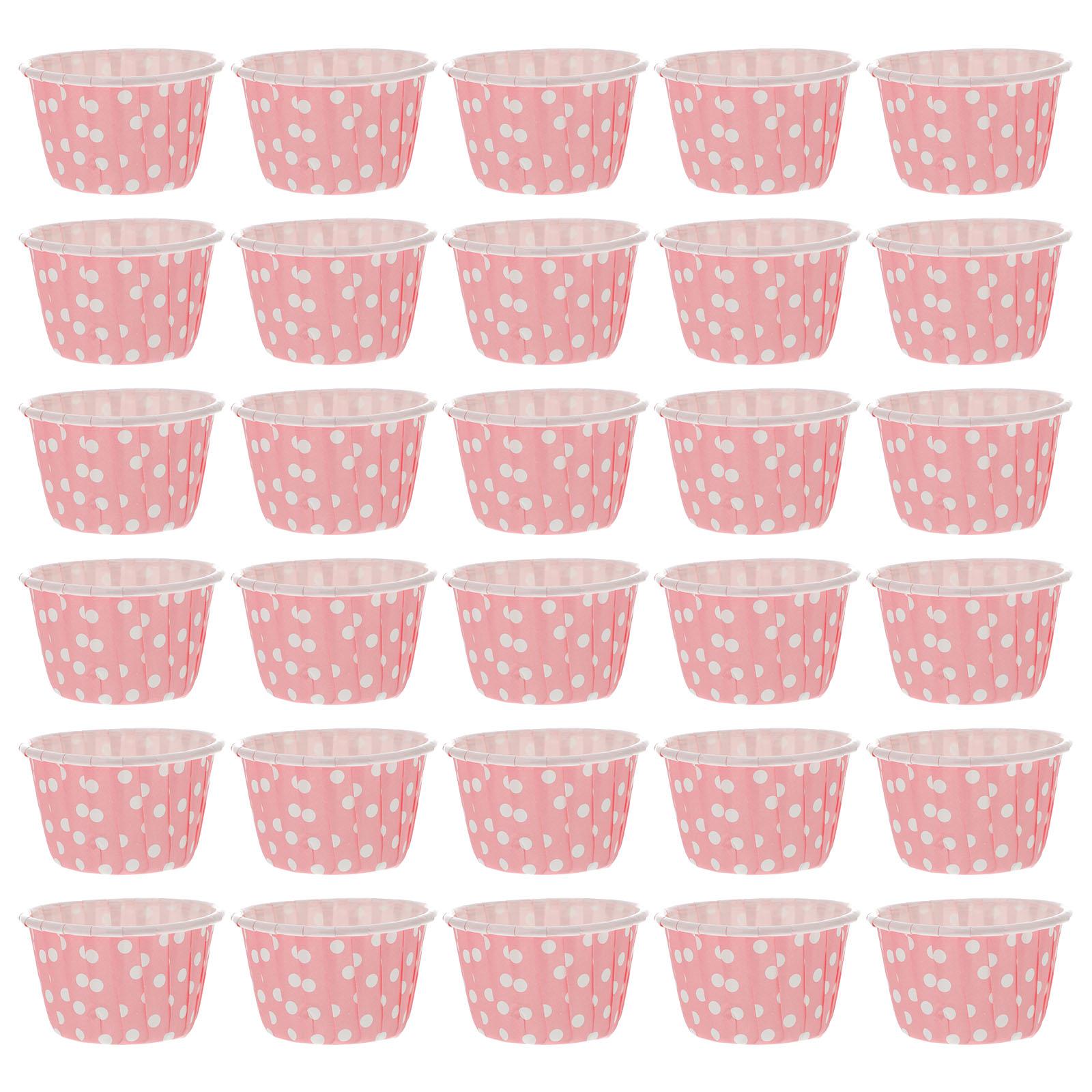 

50 шт. бумажные стаканчики для мороженого для вечеринок десерт упаковка для еды контейнер для желе розовый
