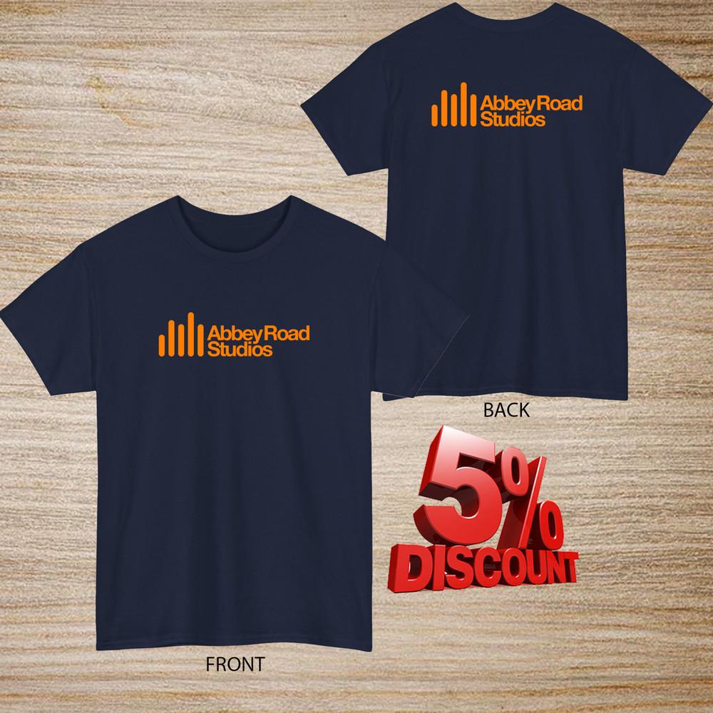 Abbey Road Studios Logo Black/Navy/Gre wbr/ y/ White/Red/Ligh wbr/ t Blue T-Shirt Size S-5XL Unisex T-Shirt XXXXL