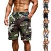 Pantaloni Scurți Camuflaj Casual și la Modă pentru Bărbați - Pantaloni Scurți de Lucru cu Buzunare Multiple pentru Bărbați pentru Sport și Activități în Aer Liber