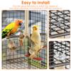 Bird Stand Perch Toy Wooden Parrot Chew Toys 360° Cross Rotatable Parrot Exercise Standing Perch Hanging Bird Cage Accessories
