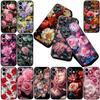 Cover for Apple iPhone 12 13 Pro XS Max Mini ProMax X XR Air 13Pro Casing Phone Case Elegant Pink Rose Flower Bloom Peony