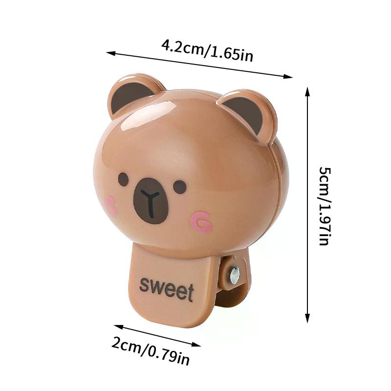 1/4pcs Animals Toothbrush Head Cover Clips Capibara Portable Electric Toothbrush Dustproof Head Protector Cap Household Travel