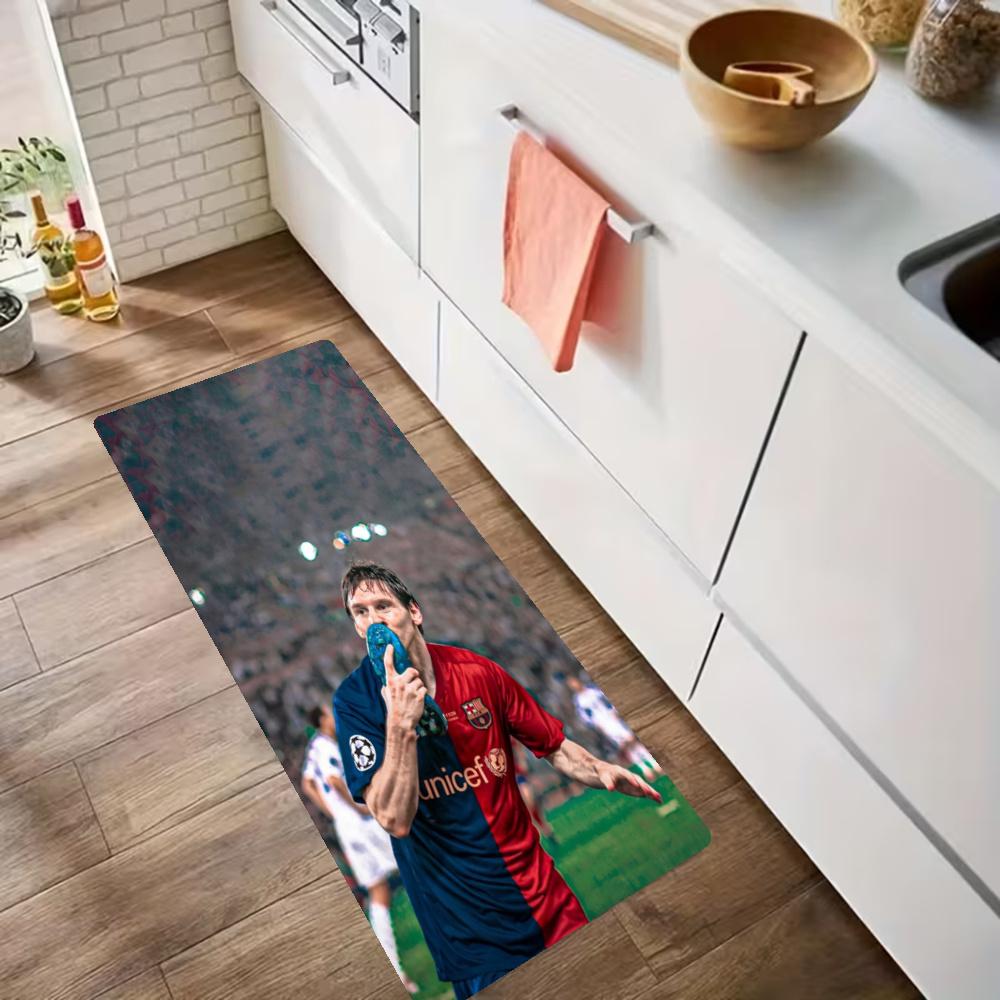 Messi Nonslip Kitchen Mat Floor Carpet Rug For Indoors Outdoors Home Decor Room Supplies Spring Decor