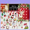 Christmas Calendar Advent Keychain Ornaments Tree Decor Gift 24 Countdown Days