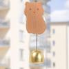 Suction Cup Animal Shaped Wind Chime Brass Collision Bell Entry Reminder Bell Pendant  Front Door