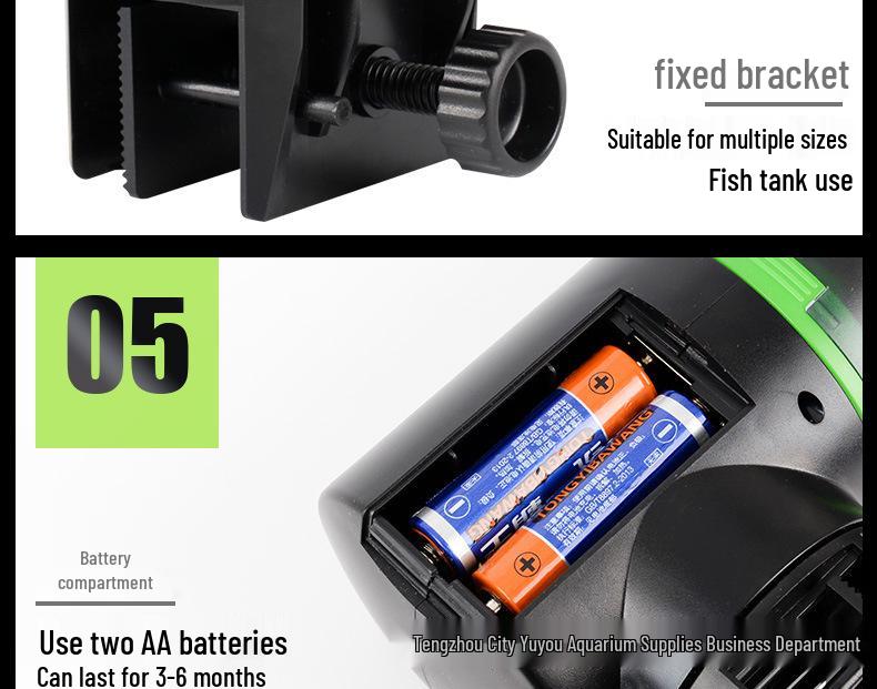 Smart Large-Capacity Automatic Fish Feeder Timer for Aquariums