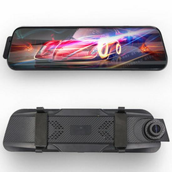 10" HD 1080P Dual-Objektiv Streaming Dashcam Rückspiegel Recorder