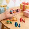 Enfeite Coelho da Páscoa Enfeite Impresso em 3D Coelho Fofo Ovos 3D Impressão Ovos de Páscoa Acessórios de Mesa Festa de Páscoa Presente
