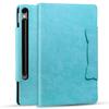 Applicable To Samsung Tab S10FE + Tablet Leather Case, Solid Color Business Leather Pattern Card Holder Anti-drop Case S11