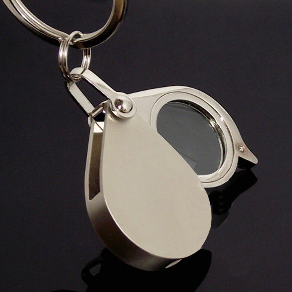 1pc Hot Selling Portable Folding Magnifying Glass, 10x Magnification - Sturdy and Durable Compact Lightweight Design