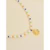 Seed Freshwater Pearl Daisy Flower Necklace_18K Gold