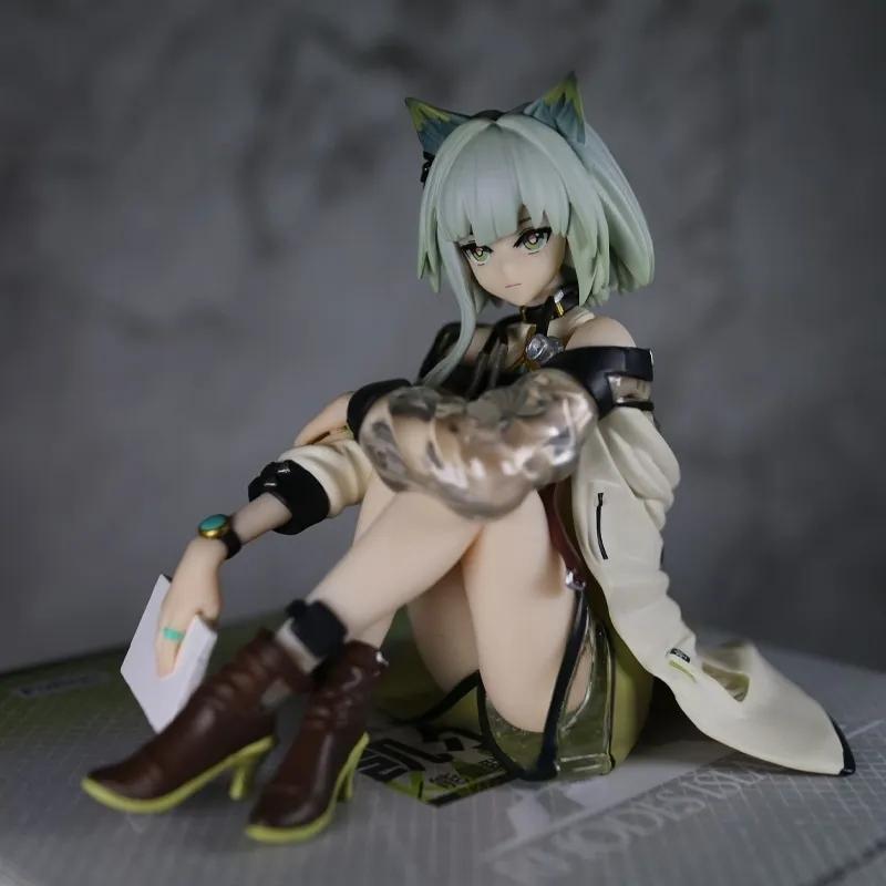 Arknights Kal'tsit Anime Figur Ornament Computergehäuse Dekoration Sitzende Nudelstopper Puppe Junge Spielzeug Überraschungsgeschenk Sammlerstück