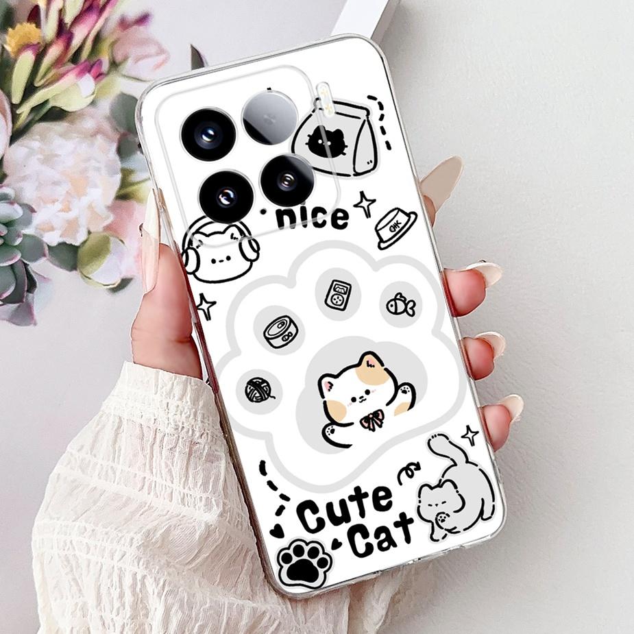 For Xiaomi Mi 15 Pro 5G Case New Fashion Painted Cover Soft Silicone Slim Phone Case For Xiaomi 15 Pro Mi15 5G Back Cover Fundas