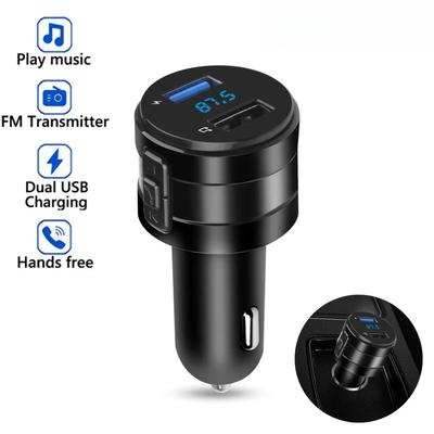 Bluetooth 4.2 FM Transmitter Car MP3 Player 3.1A Dual USB Ports Car Charger Handsfree Modulator Kit Socket Adapter