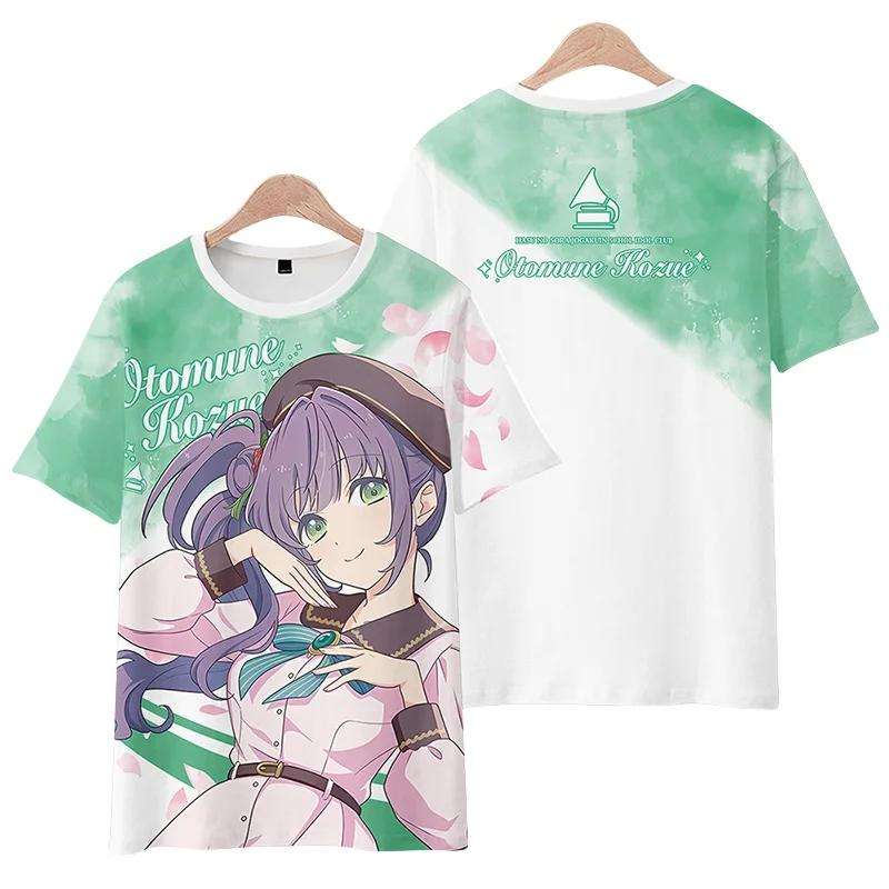 School Idol Club 3D Print T Shirt Women Men Murano Sayaka Otomune Kids Tees